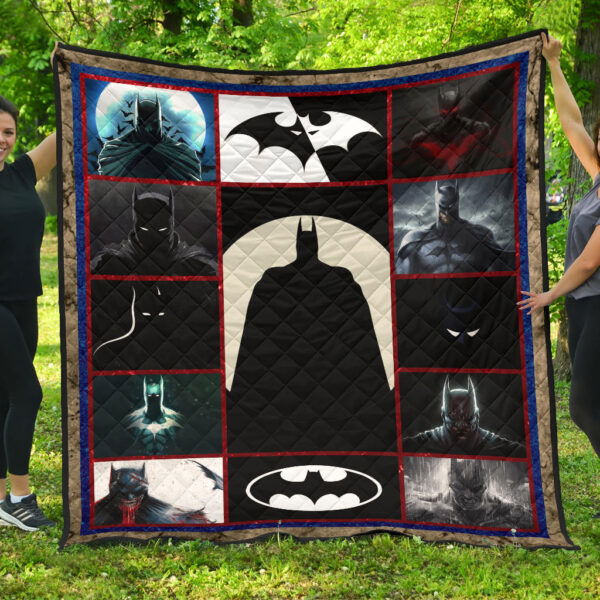 The Bat Man Premium Quilt Blanket Movie Home Decor Custom For Fans