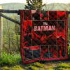 The Bat Man Premium Quilt Blanket Movie Home Decor Custom For Fans 13