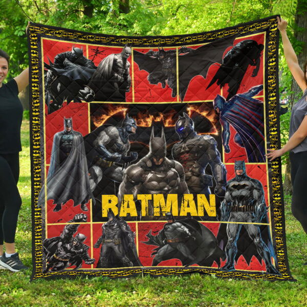 The Bat Man Premium Quilt Blanket Movie Home Decor Custom For Fans