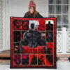 The Bat Man Premium Quilt Blanket Movie Home Decor Custom For Fans 3