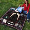 The Bat Man Premium Quilt Blanket Movie Home Decor Custom For Fans 9