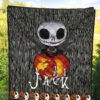 The Nightmare Before Christmas Cartoon Premium Quilt | Baby Jack Skellington Pumpkin Patterns Quilt Blanket 5