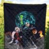 The Nightmare Before Christmas Cartoon Premium Quilt | Jack Skellington Cosplay Santa Claus Halloween Quilt Blanket 5