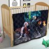 The Nightmare Before Christmas Cartoon Premium Quilt | Jack Skellington Cosplay Santa Claus Halloween Quilt Blanket 21