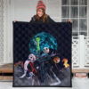 The Nightmare Before Christmas Cartoon Premium Quilt | Jack Skellington Cosplay Santa Claus Halloween Quilt Blanket 3