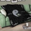 The Nightmare Before Christmas Cartoon Premium Quilt | Multiple Jack Oogie Faces Yin And Yang Quilt Blanket 17