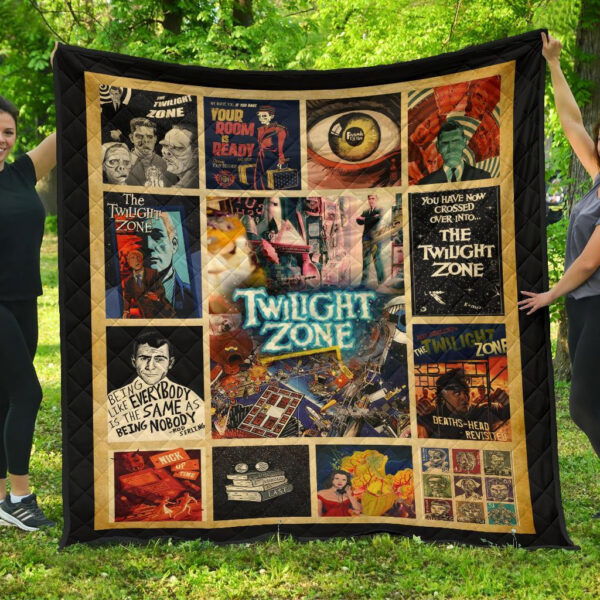 The Twilight Zone Quilt Blanket TV Show Fan Gift Idea