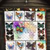 To My Daughter Butterfly Quilt Blanket Gift From Dad Mom 3