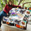 To My Daughter Butterfly Quilt Blanket Gift From Dad Mom 7