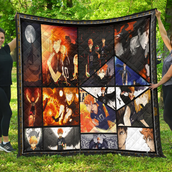 Tobio Kageyama And Shoyo Hinata Haikyuu Premium Quilt Blanket Anime Home  Decor Custom For Fans