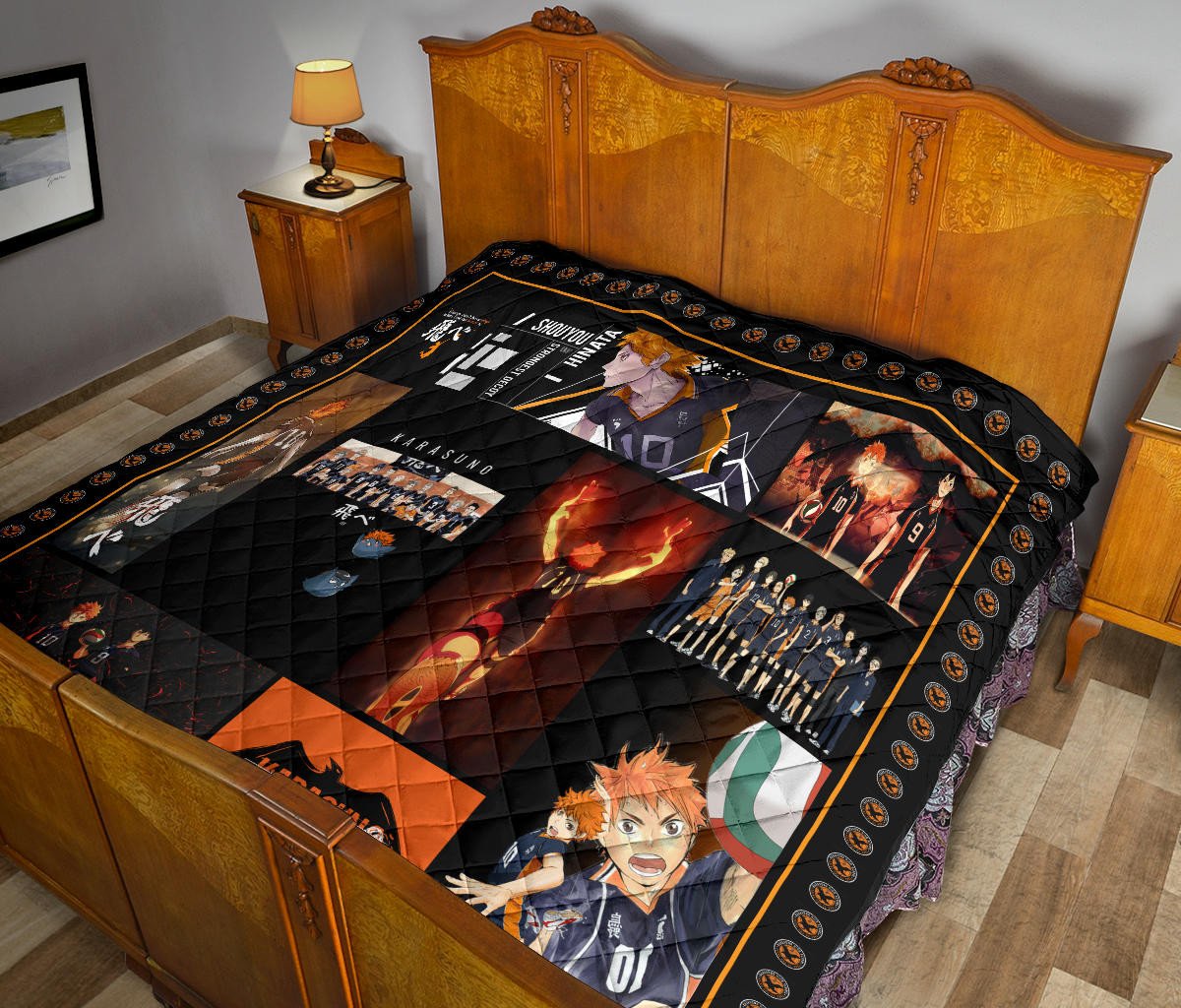 Tobio Kageyama And Shoyo Hinata Haikyuu Premium Quilt Blanket Anime Home  Decor Custom For Fans