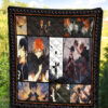 Tobio Kageyama And Shoyo Hinata Haikyuu Premium Quilt Blanket Anime Home Decor Custom For Fans 5