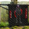 Tokyo Ghoul Anime Premium Quilt - Ayato Kirishima Standing Bloody Text Quilt Blanket 13