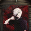 Tokyo Ghoul Anime Premium Quilt - Innocent Ken Kaneki Taking Off Mask Quilt Blanket 7