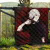 Tokyo Ghoul Anime Premium Quilt - Innocent Ken Kaneki Taking Off Mask Quilt Blanket 13