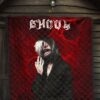 Tokyo Ghoul Anime Premium Quilt - Ken Kaneki Black Coat Scary Mask Quilt Blanket 7