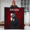 Tokyo Ghoul Anime Premium Quilt - Ken Kaneki Black Coat Scary Mask Quilt Blanket 3