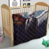 Tokyo Ghoul Anime Premium Quilt - Ken Kaneki Death Angel Flaming Black And White Wings Quilt Blanket 21