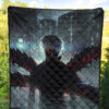 Tokyo Ghoul Anime Premium Quilt - Ken Kaneki Devil Shadow City Night Quilt Blanket 5