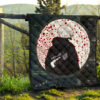 Tokyo Ghoul Anime Premium Quilt - Ken Kaneki Looking Back Bloody Wall Quilt Blanket 13