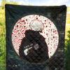 Tokyo Ghoul Anime Premium Quilt - Ken Kaneki Looking Back Bloody Wall Quilt Blanket 5