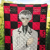 Tokyo Ghoul Anime Premium Quilt - Prince Ken Kaneki Wearing White Suit Quilt Blanket 5