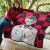 Tokyo Ghoul Anime Premium Quilt - Prince Ken Kaneki Wearing White Suit Quilt Blanket 11