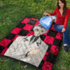 Tokyo Ghoul Anime Premium Quilt - Prince Ken Kaneki Wearing White Suit Quilt Blanket 9