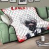 Tokyo Ghoul Anime Premium Quilt - Scary Ken Kaneki Watercolor Drawing Quilt Blanket 17