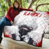 Tokyo Ghoul Anime Premium Quilt - Scary Ken Kaneki Watercolor Drawing Quilt Blanket 11