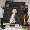 Tokyo Revengers Anime Cool Mikey Gang Kanji Text Premium Quilt Blanket 1