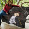 Tokyo Revengers Anime Cool Mikey Gang Kanji Text Premium Quilt Blanket 11