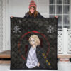 Tokyo Revengers Anime Cool Mikey Gang Kanji Text Premium Quilt Blanket 3