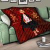 Tokyo Revengers Anime Cool Mikey Walking Red And Black Theme Premium Quilt Blanket 17