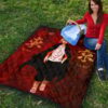 Tokyo Revengers Anime Cool Mikey Walking Red And Black Theme Premium Quilt Blanket 9