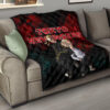 Tokyo Revengers Anime Mikey And Draken No Emotional Face Black And Red Theme Premium Quilt Blanket 15