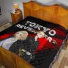 Tokyo Revengers Anime Mikey And Draken No Emotional Face Premium Quilt Blanket 19