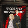 Tokyo Revengers Anime Mikey And Draken No Emotional Face Premium Quilt Blanket 7