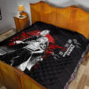 Tokyo Revengers Anime Mikey And Draken Together Black White Artwork Premium Quilt Blanket 19