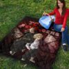 Tokyo Revengers Anime Mikey And Draken Together Red Theme Premium Quilt Blanket 9