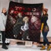 Tokyo Revengers Anime Mikey And Draken Together Red Theme Premium Quilt Blanket 1