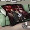 Tokyo Revengers Anime Mikey And Draken Together Red Theme Premium Quilt Blanket 17