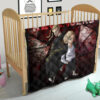 Tokyo Revengers Anime Mikey And Draken Together Red Theme Premium Quilt Blanket 19