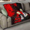 Tokyo Revengers Anime Mikey And Draken Walking Red And Black Premium Quilt Blanket 15