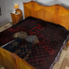 Tokyo Revengers Anime Mikey And Grey Hair Mate Dark Red Premium Quilt Blanket 19