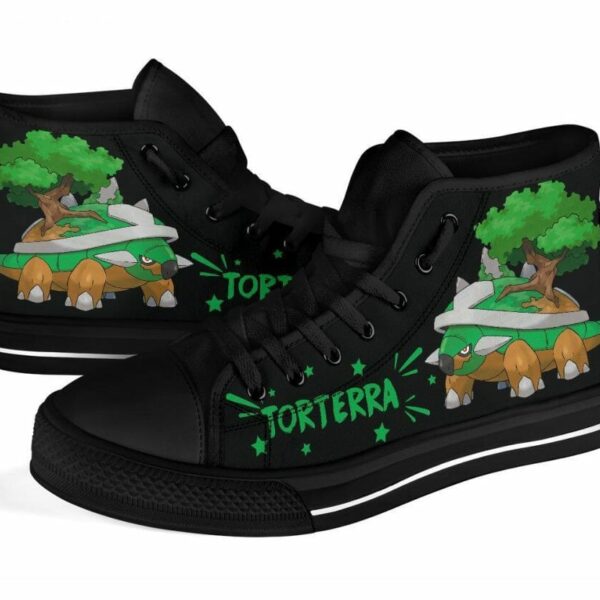 Torterra Sneakers High Top Shoes Gift Idea