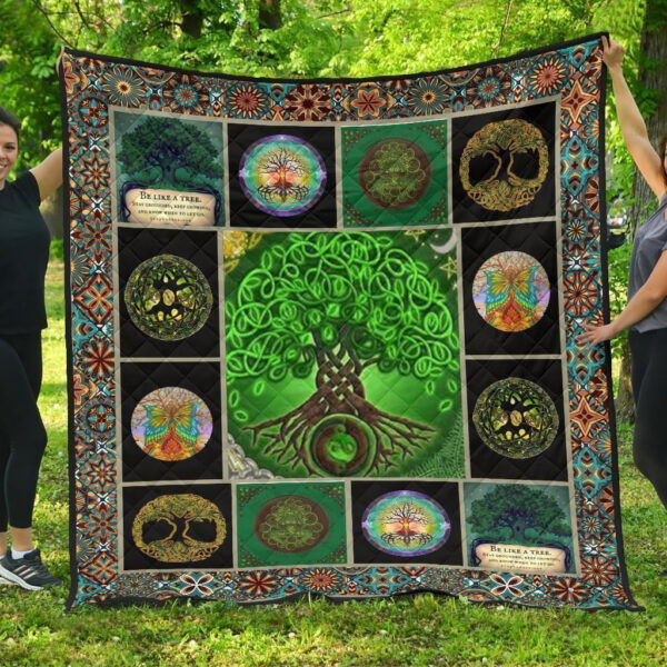 Tree Of Life Quilt Blanket Gift Idea For Earth Lover