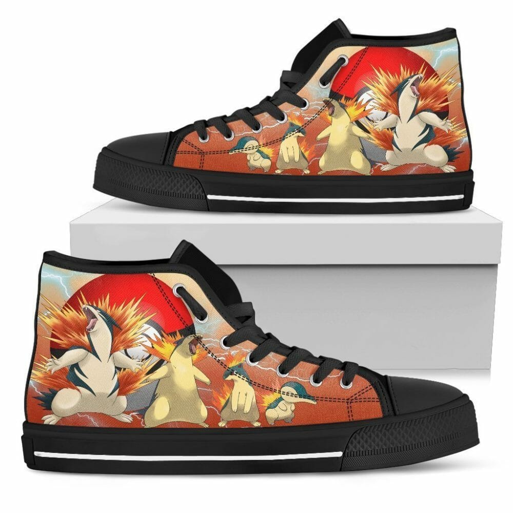 Typhlosion Sneakers High Top Shoes