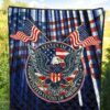 US Independence Day Bald Eagle USA Symbol Glory Flag Premium Quilt Blanket 5