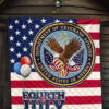 US Independence Day Bald Eagle Veteran Affairs Fourth Of July Premium Quilt Blanket 7